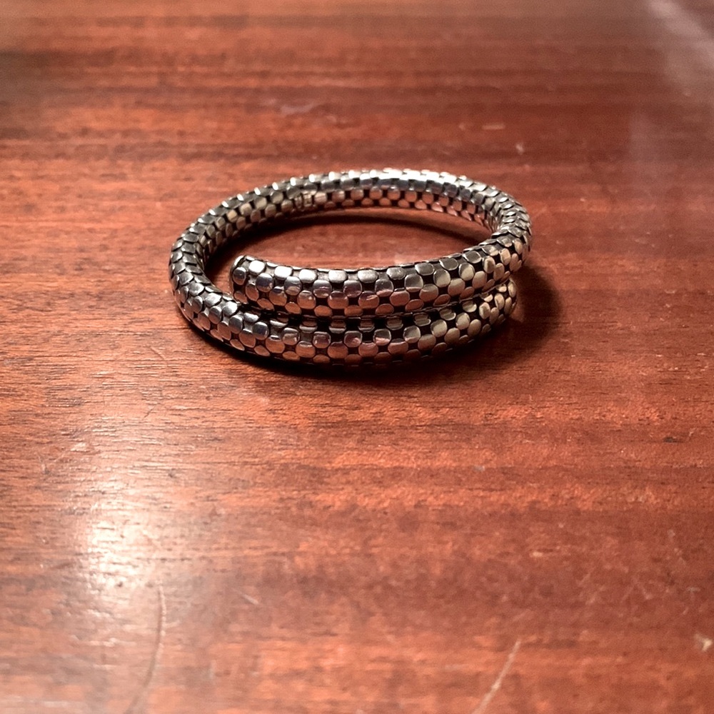 John Hardy Sterling Silver Dot Coil Bracelet
